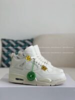 Jordan Air jordan 4 retro kawssuede lightweight wear-resistant non-slip mid-top