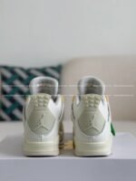 Jordan Air jordan 4 retro kawssuede lightweight wear-resistant non-slip mid-top - Image 12