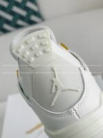 Jordan Air jordan 4 retro kawssuede lightweight wear-resistant non-slip mid-top - Image 4