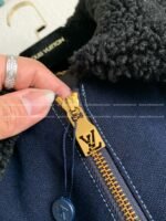 Louis Vuitton Ss25 Zippered open-and-closed spliced turn-down collar jacket - Image 10