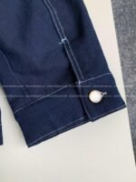 Louis Vuitton Ss25 Zippered open-and-closed spliced turn-down collar jacket - Image 7