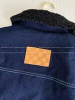 Louis Vuitton Ss25 Zippered open-and-closed spliced turn-down collar jacket - Image 6