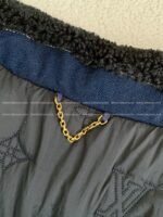 Louis Vuitton Ss25 Zippered open-and-closed spliced turn-down collar jacket - Image 4