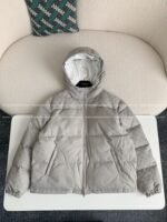 Gucci Hooded patterned down jacket