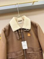 Moncler 2024 new 100% imported leather coat - Image 9