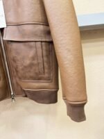 Moncler 2024 new 100% imported leather coat - Image 5