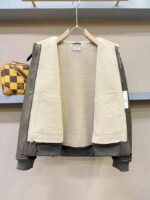 Moncler 2024 new 100% imported leather coat - Image 4