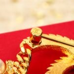 Chanel Year of the Dragon VIC Vintage Brooch - Image 6