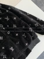 Louis Vuitton Ss25 Logo Embroidered WoolHooded Zipper jacket - Image 10