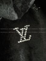 Louis Vuitton Ss25 Logo Embroidered WoolHooded Zipper jacket - Image 5