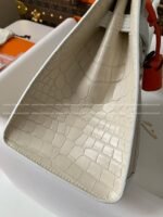 Hermes Limited Edition Birkin 25cm purehandmade beeswax thread sewn matteAmerican crocodile leather togo calfskin - Image 19