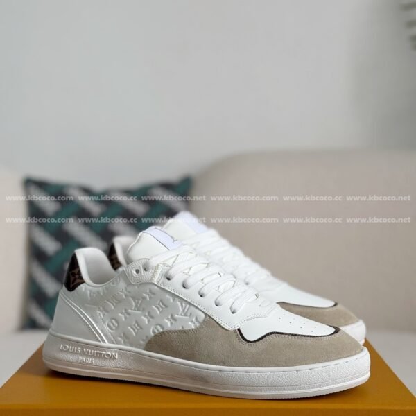Louis Vuitton Leather dark concave printedboard shoes