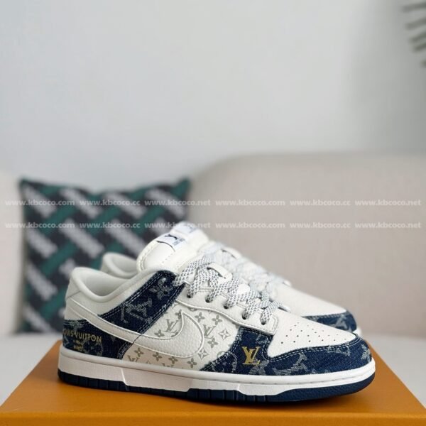 Louis Vuitton x Nike Dunk Cowboy low-topplank shoes