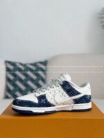 Louis Vuitton x Nike Dunk Cowboy low-topplank shoes - Image 8