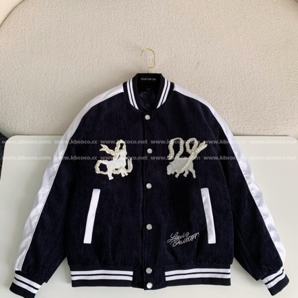 Louis Vuitton Embroidered printed beaded cotton coat