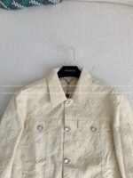 Louis Vuitton Full-print cotton jacquardcollarless jacket - Image 4