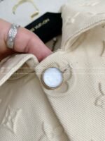 Louis Vuitton Full-print cotton jacquardcollarless jacket - Image 11