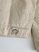 Louis Vuitton Full-print cotton jacquardcollarless jacket - Image 10