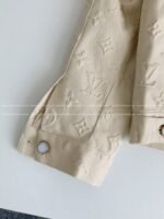 Louis Vuitton Full-print cotton jacquardcollarless jacket - Image 9