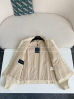 Louis Vuitton Full-print cotton jacquardcollarless jacket - Image 2