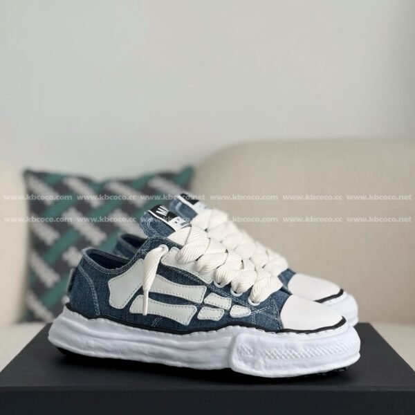 Maison Mihara Yasuhiro x AMIRl Skel- Top Low canvas shoes