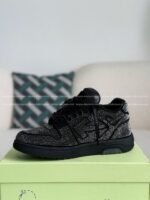 OFF-WHITE LEATHER SNEAKERS - Image 9