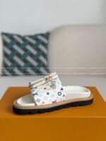 LOUIS VUITTON x MURAKAMI Leather Flip Flops - Image 10