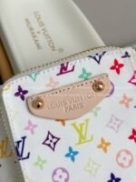 LOUIS VUITTON x MURAKAMI Leather Flip Flops - Image 4