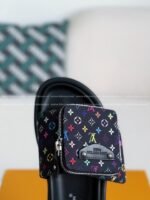 LOUIS VUITTON x MURAKAMI Leather Flip Flops - Image 5