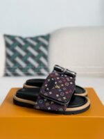 LOUIS VUITTON x MURAKAMI Leather Flip Flops