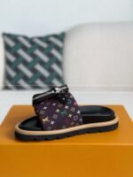 LOUIS VUITTON x MURAKAMI Leather Flip Flops - Image 10