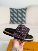 LOUIS VUITTON x MURAKAMI Leather Flip Flops - Image 8