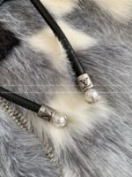 Louis Vuitton Skiing Series FW24 Black AndWhite Check Hooded Fleece Jacket - Image 5