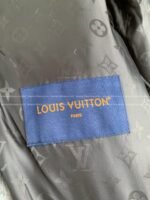Louis Vuitton Skiing Series FW24 Black AndWhite Check Hooded Fleece Jacket - Image 4