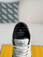 FENDl Leather Casual Plimsoll Shoes - Image 5