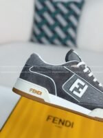 FENDl Leather Casual Plimsoll Shoes - Image 6