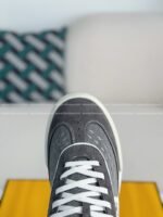 FENDl Leather Casual Plimsoll Shoes - Image 4