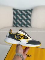 FENDl Leather Casual Low-Top Shoes - Image 7