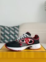 FENDl Leather Casual Low-Top Shoes - Image 9