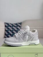 OFF-WHITE LEATHER SNEAKERS - Image 11