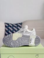 OFF-WHITE LEATHER SNEAKERS - Image 10