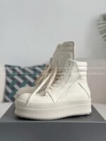 RICK OWENS/RO GEOBASKETHIGH-TOP FASHION PLIMSOLLS - Image 2