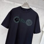 LV 2025 Spring/Summer new short-sleeved round neck T-shirt - Image 7