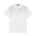 LV Louis Vuitton 2025 new gradient lapel POLO shirt