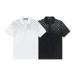 LV Louis Vuitton 2025 new gradient lapel POLO shirt - Image 4