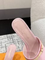 Takashi Murakami x LOUIS VUITTON 25/6AM square toe open toe high heels Heel height: 7.6cm - Image 6