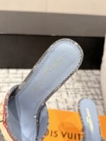 Takashi Murakami x LOUIS VUITTON 25/6AM square toe open toe high heels Heel height: 7.6cm - Image 7