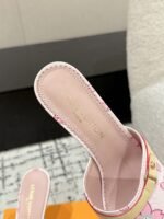 Takashi Murakami x LOUIS VUITTON 25/6AM square toe open toe high heels Heel height: 7.6cm - Image 6