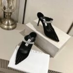 JIMMY CHOO 2025 Pointed High Heel Sandals Heel Height: 8.5cm - Image 2