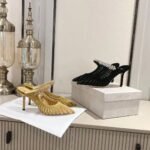 JIMMY CHOO 2025 Pointed High Heel Sandals Heel Height: 8.5cm - Image 2